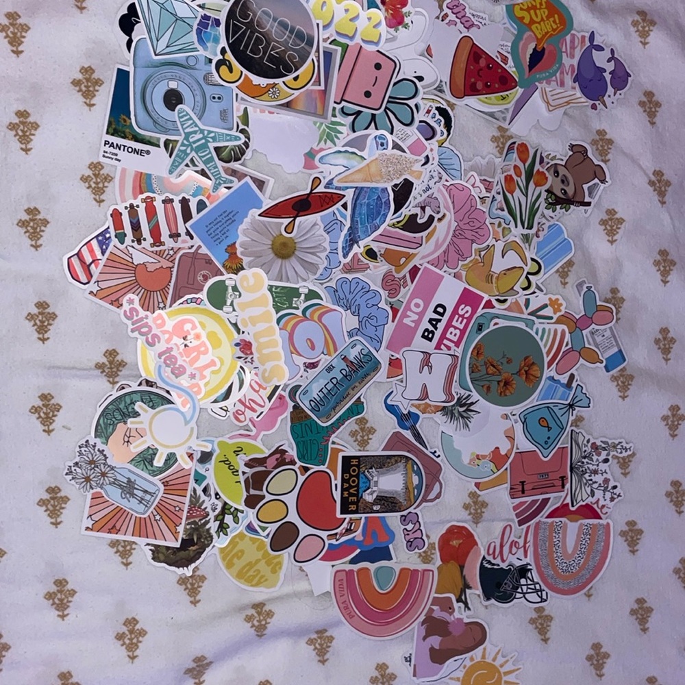 stickers, 2020 core. some random ones some vsco